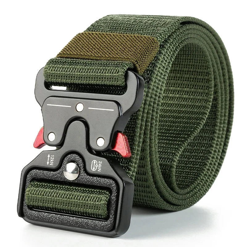 Cinturones tácticos versátiles para hombres - Diseño duradero y ajustable - Para entusiastas de los deportes al aire libre, para usar con pantalones, vaqueros, para hombres y mujeres