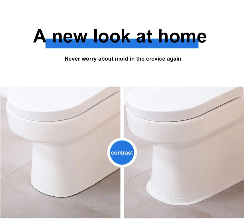 Cinta de sellado de PVC autoadhesiva para bañera, 3.2M, resistente al aceite, adhesivo de pared para esquina de borde de fregadero de cocina, tira de sellado impermeable para inodoro