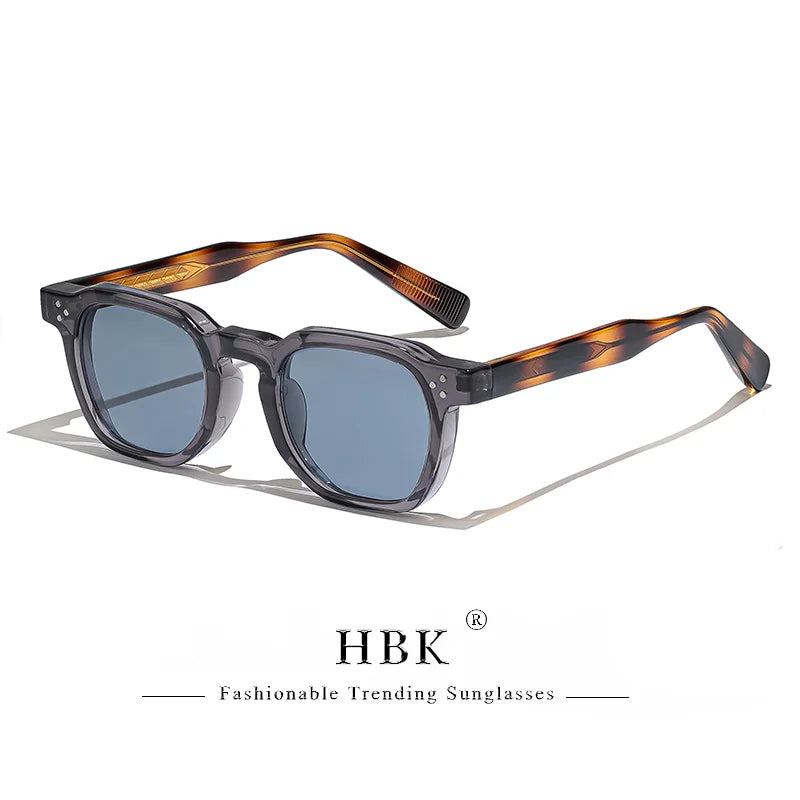 Lunettes de soleil carrées rétro pour hommes — mode punk, femmes, voyage, UV400, lot 1/2/3 pièces
