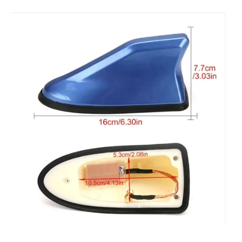 Antenne universelle en forme d'aileron de requin pour voiture, amplificateur de Signal Radio automatique monté sur le toit pour tous les modèles de véhicules, style de voiture