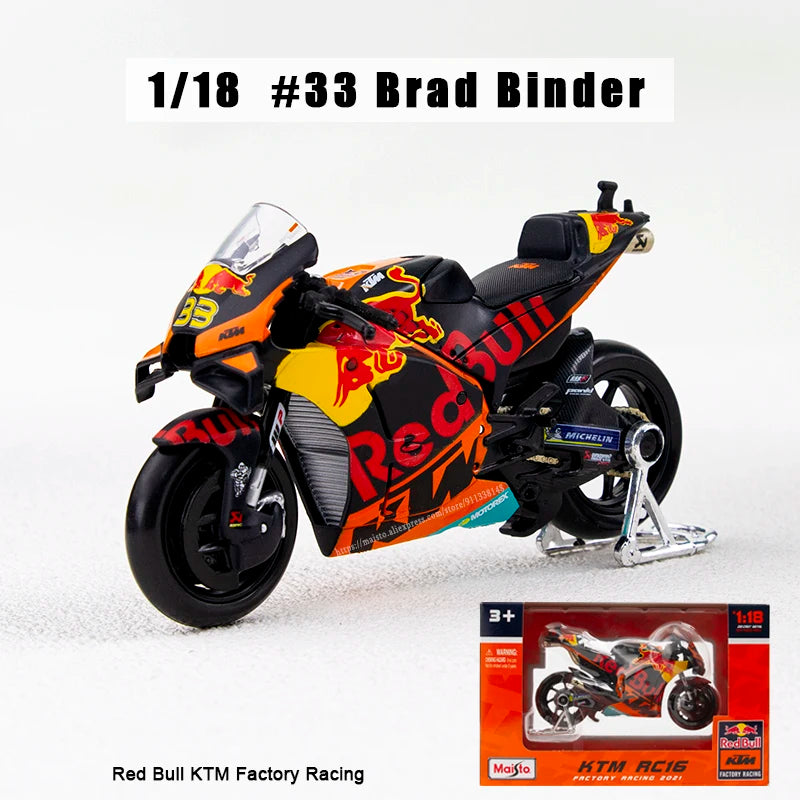 Maisto 1:18 2024 Equipo Ducati Lenovo # 1 Bagnaia Piloto Campeón Moto GP Carrera Aleación Fundida Modelo de Motocicleta Colección Regalo Juguete