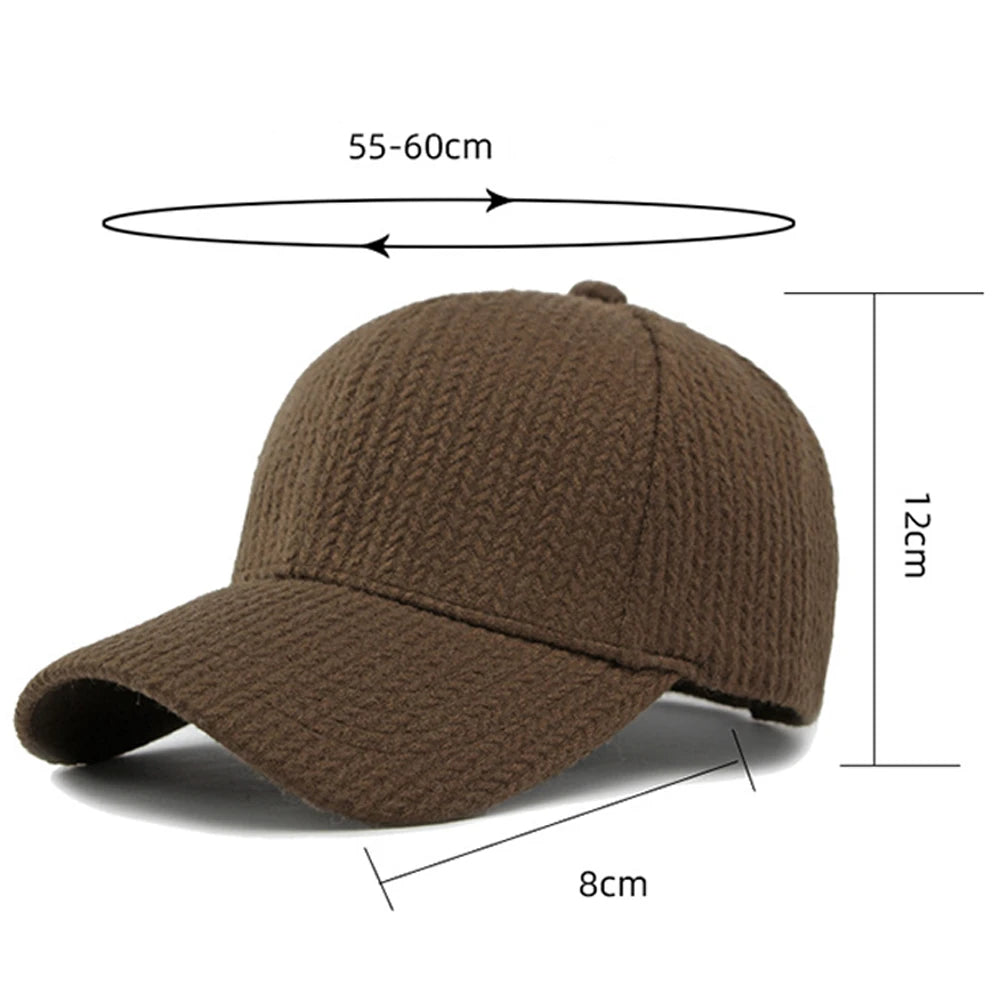 FS Luxury Brand Grey Beige Baseball Caps for Men, High Quality Wool Hat for Women, Brown Streetwear Trucker Cap, Men's Cap 2026