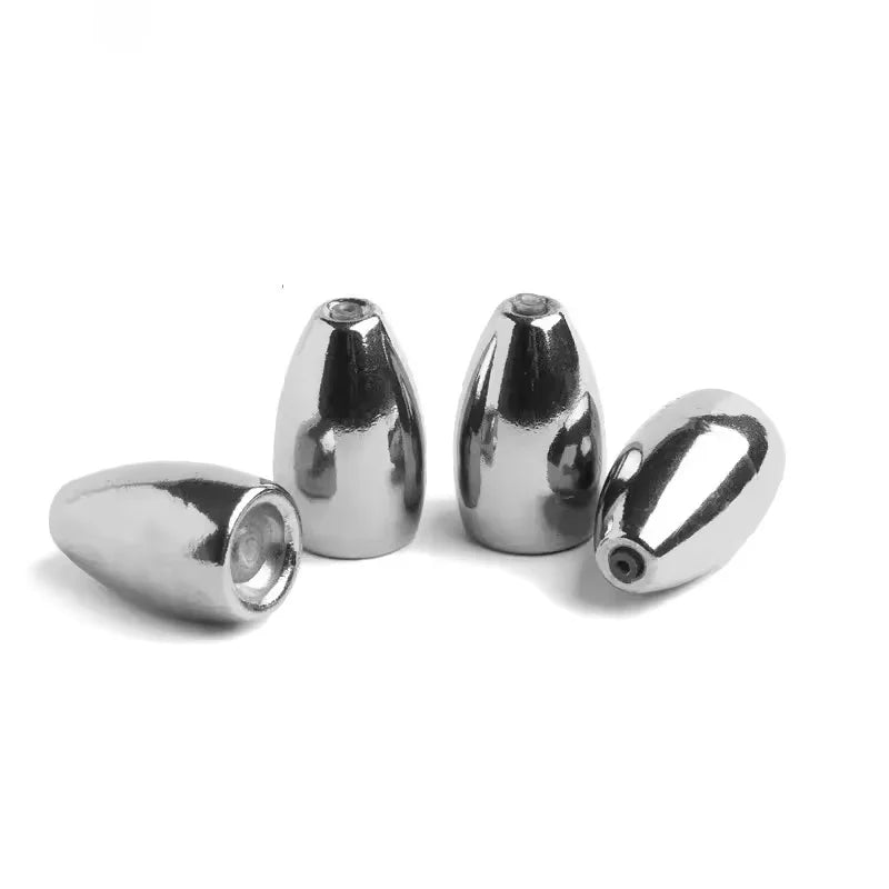 Poids de balle en alliage antémonie, 20 pièces, pour plate-forme Texas, poids de pêche avec noyau en plastique, plate-forme caroline, leurre, accessoires de bar
