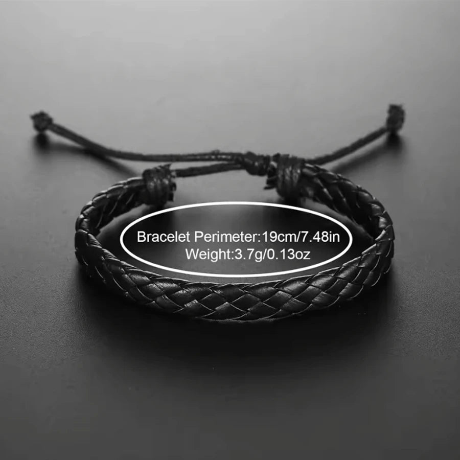 Juego de 3 unidades/set de relojes de negocios para hombre, pulsera de cuero informal, reloj de cuarzo analógico para hombre, collar y pulsera
