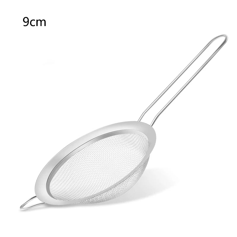 Ensemble de passoires à huile en fil d'acier inoxydable, tamis à maille fine, passoire à farine, outils de cuisson spectaculaire, accessoires de cuisine, 1 pièce, 3 pièces, 4 pièces