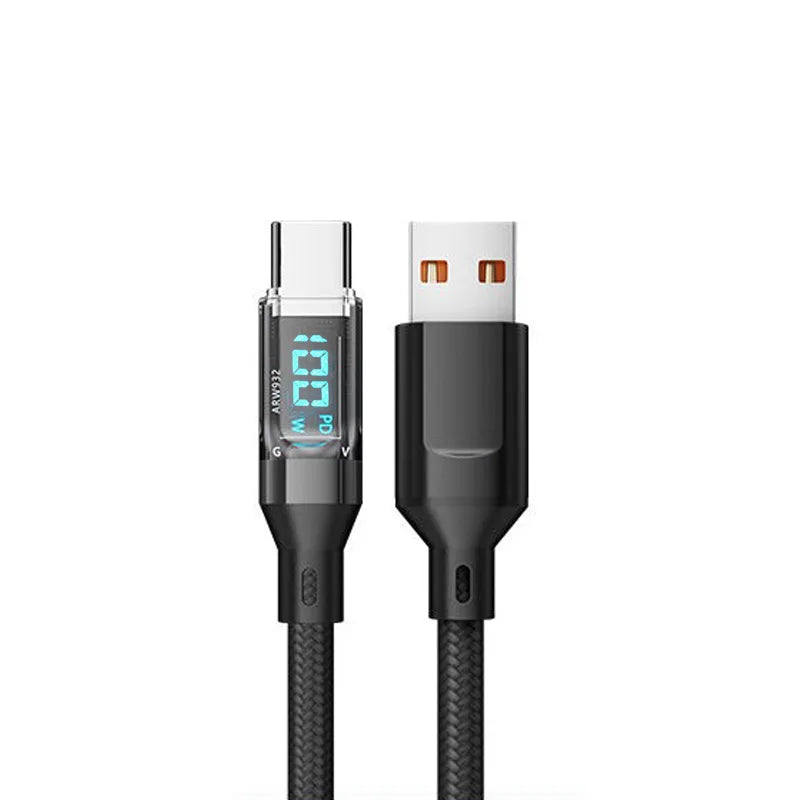 Câble USB Type-C charge ultra rapide 120W — transfert de données, compatible Lightning