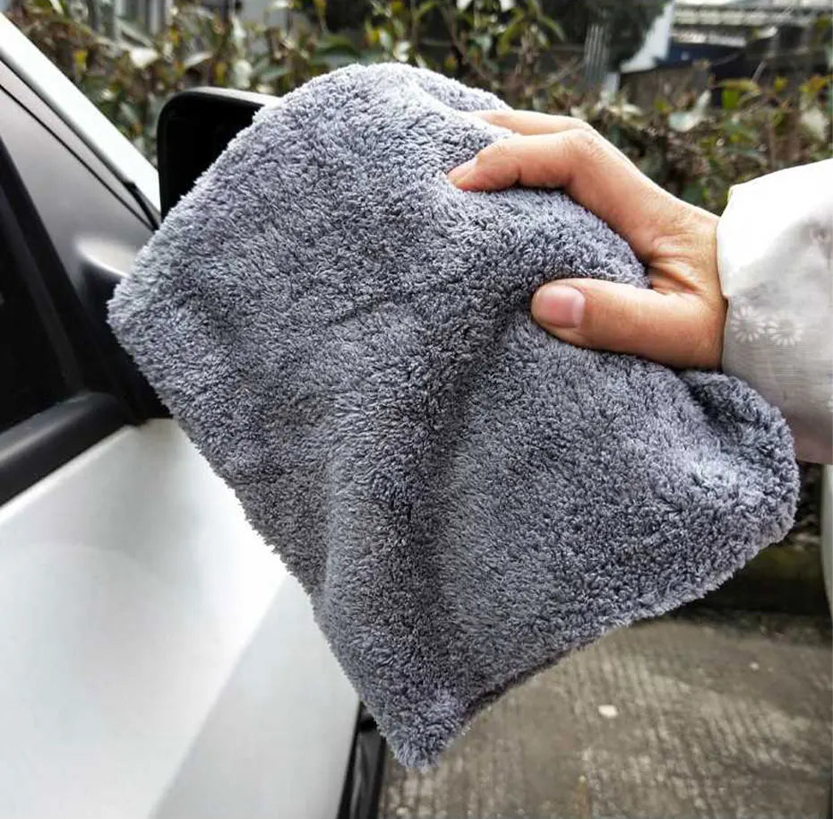SEAMETAL – Toalla de microfibra multi-tamaño para coche, paño de limpieza ultrasuave mejorado para secado automático, toallas súper absorbentes sin arañazos