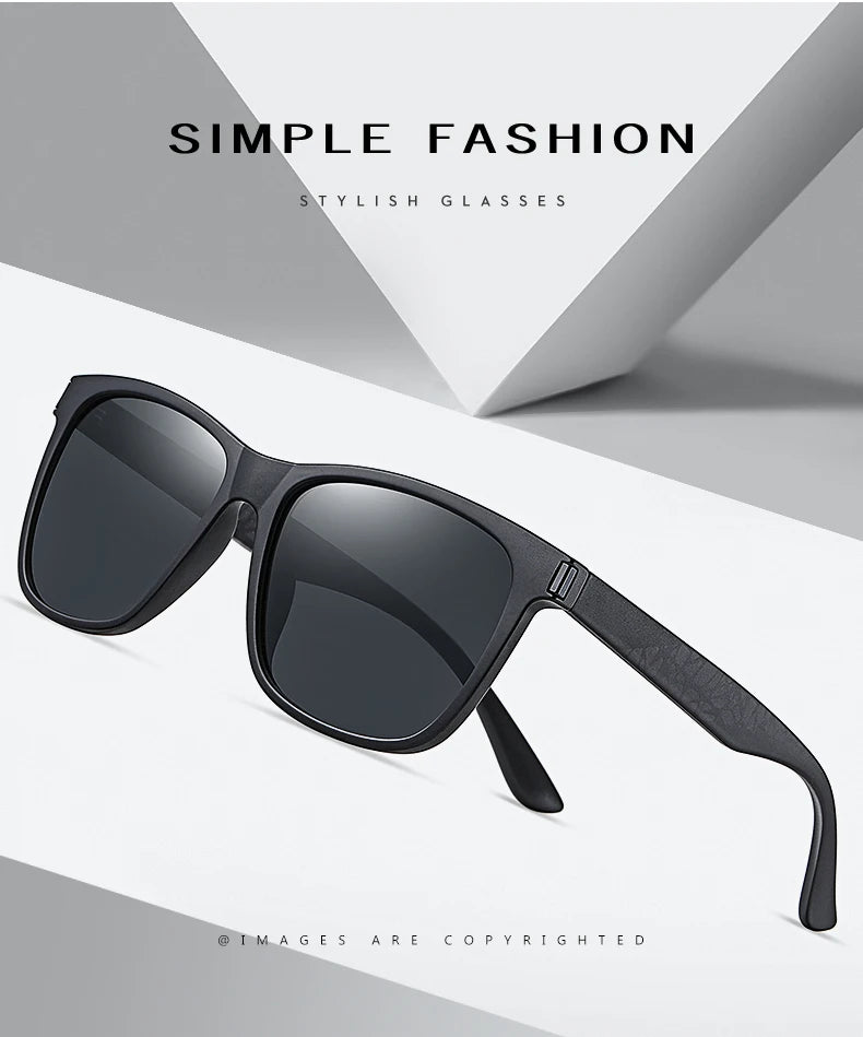 Classique Vintage lunettes de soleil polarisées homme mode léopard cadre rétro lunettes femme UV400 Anti-éblouissement lunettes de soleil homme