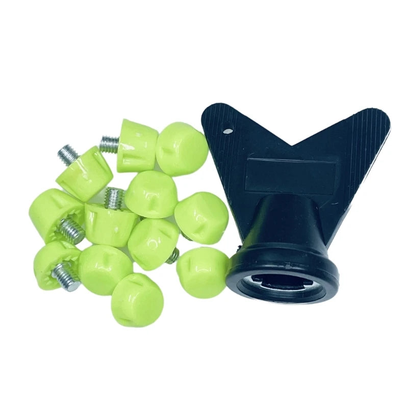 Crampons de Remplacement Football — Lot de 12 Goujons Plastique & Métal