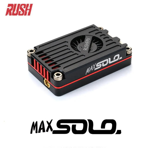 RUSHFPV RUSH MAX SOLO 5.8GHz 2.5W VTX 5.8G coque CNC ventilateur de refroidissement intégré pour Drone de course RC FPV Freestyle longue portée