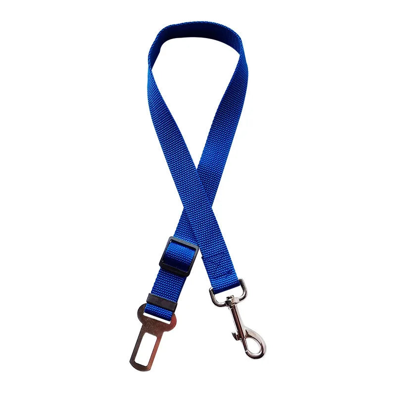 Accessoires réglables pour chiens, ceinture de sécurité pour animaux de compagnie, chat, chien, siège pour animaux de compagnie, harnais pour véhicule, Clip en plomb, levier de sécurité, colliers de Traction pour chien