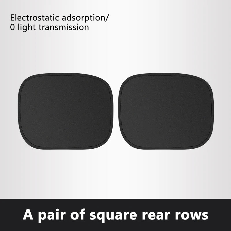 Pare-soleil électrostatique pour fenêtre latérale de voiture — 4 couches, anti-éblouissement, protection UV