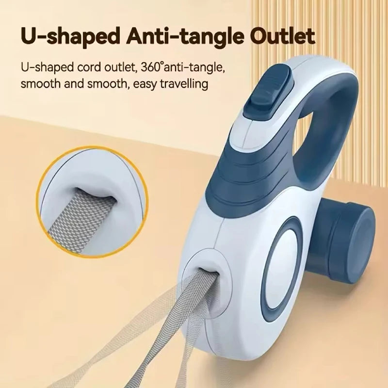 Laisse rétractable automatique pour chien, corde extensible pour voyage en plein air, marche, randonnée, petits chiens, corde de Traction pour chat