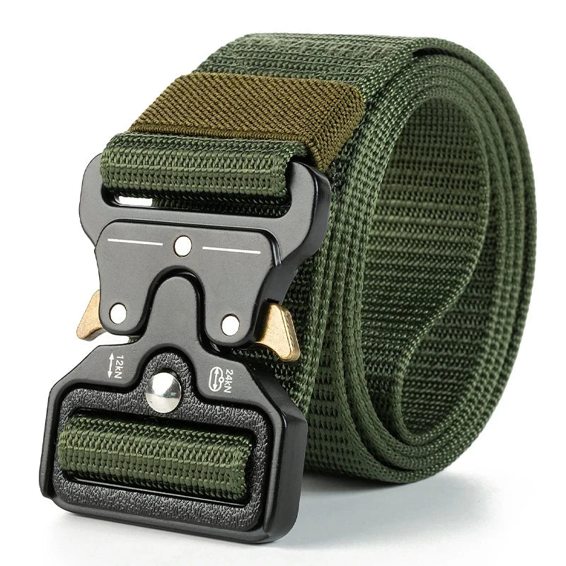 Cinturones tácticos versátiles para hombres - Diseño duradero y ajustable - Para entusiastas de los deportes al aire libre, para usar con pantalones, vaqueros, para hombres y mujeres