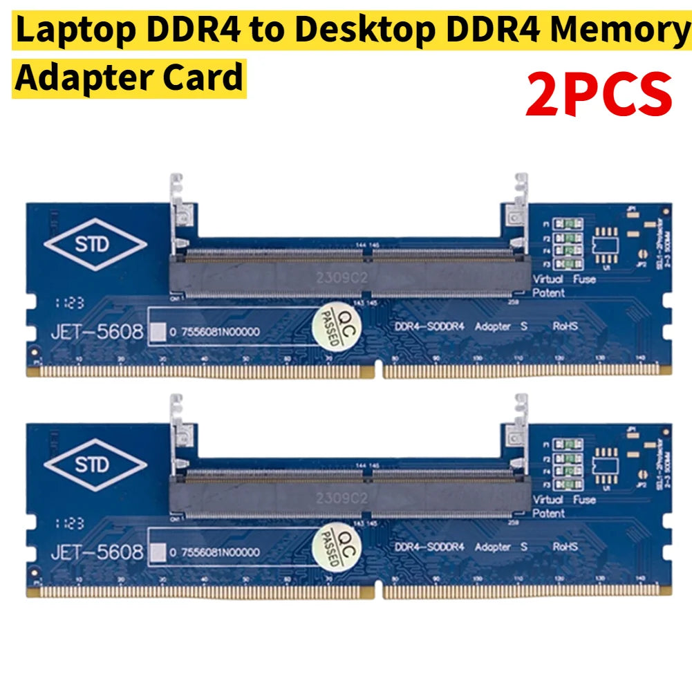 Ordinateur portable SO DDR5 RAM vers ordinateur de bureau DDR5 U-DIMM adaptateur DDR5 convertisseur de carte mémoire DDR3 DDR4 ordinateur portable vers ordinateur de bureau SO-DIMM vers carte DIMM