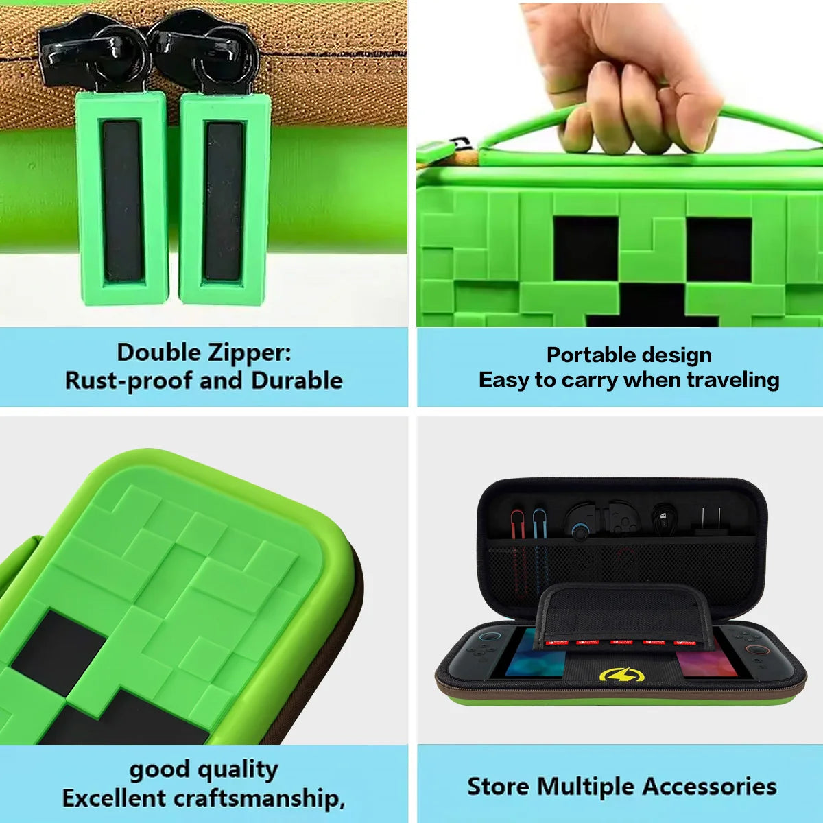 Portable Hard Carry Case for Switch 2, Storage Bag, Shockproof PU Cover for Switch 2 Game Console Accessories