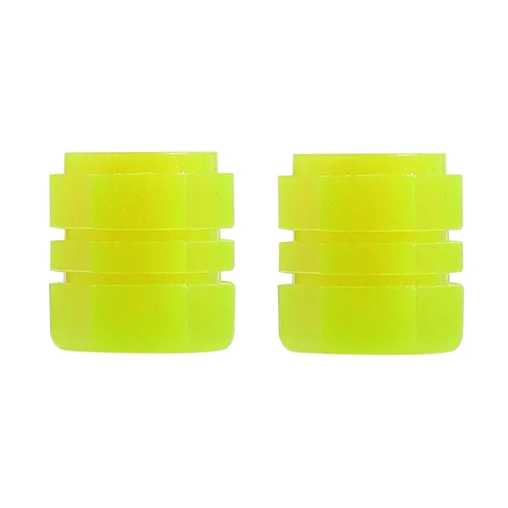 Bouchons Valve Pneu Lumineux Fluorescents Scooter Électrique — Buse Roue