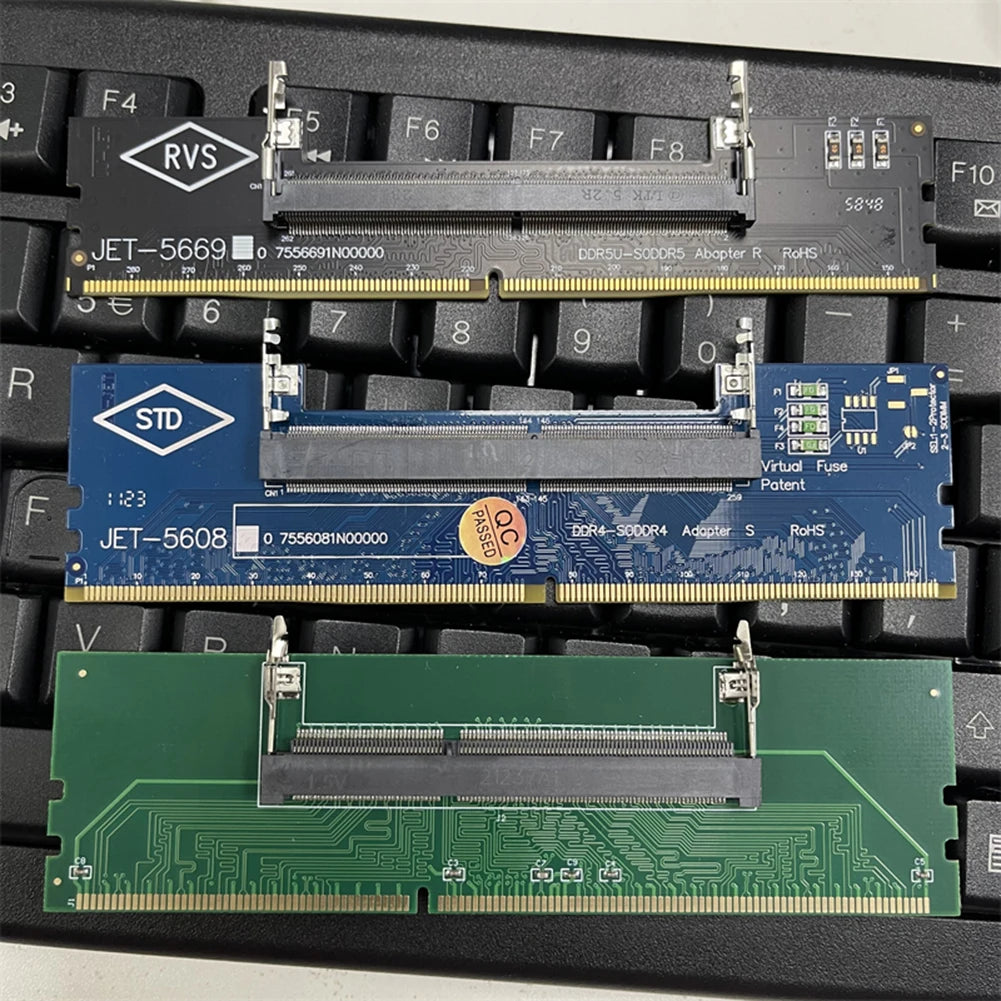 Ordinateur portable SO DDR5 RAM vers ordinateur de bureau DDR5 U-DIMM adaptateur DDR5 convertisseur de carte mémoire DDR3 DDR4 ordinateur portable vers ordinateur de bureau SO-DIMM vers carte DIMM