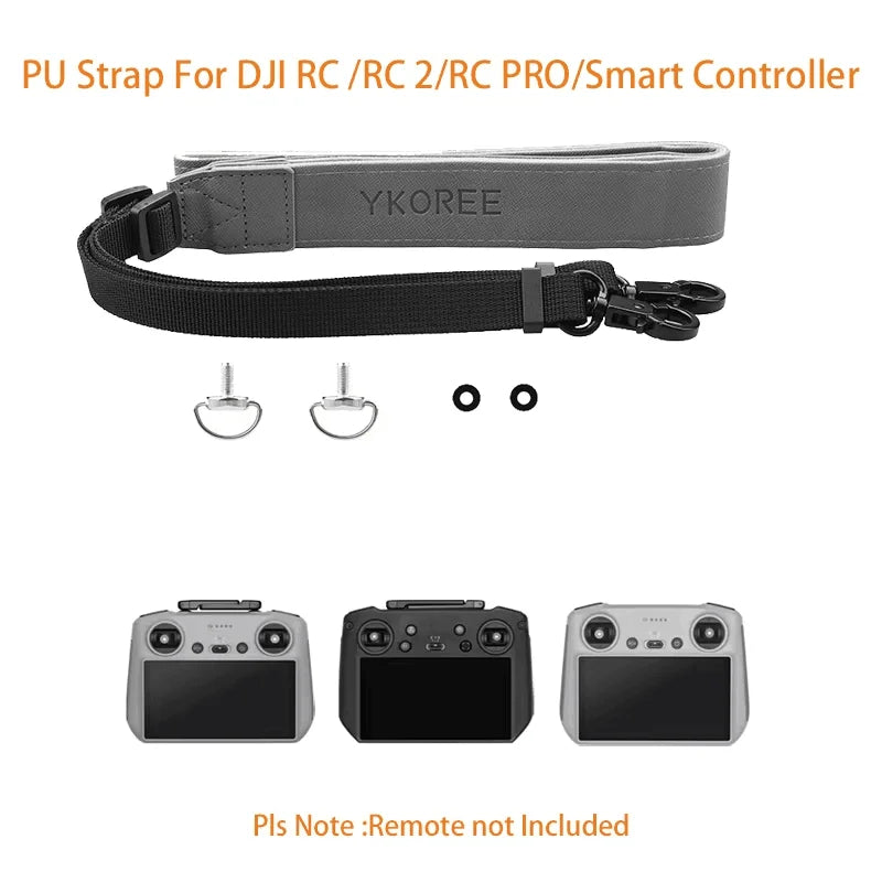 Lanière de cou avec vis pour télécommande drone — compatible drones RC, accessoires