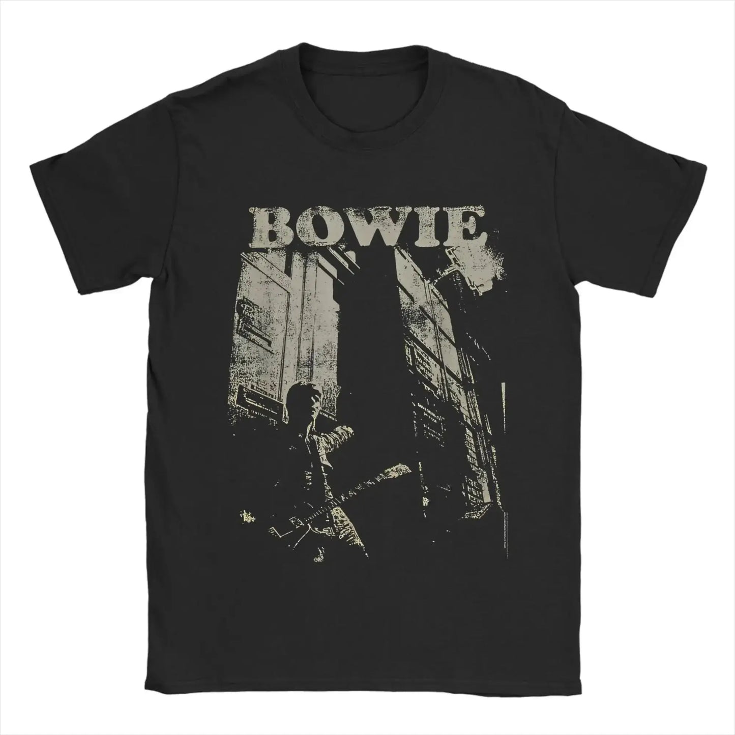 T-shirt décontracté col rond imprimé — surdimensionné, style gothique, coton, nouvelle collection