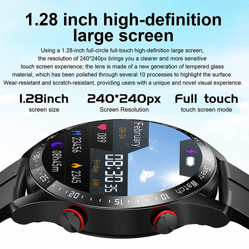 Smartwatch for Men and Women, HD Screen, Bluetooth Call, GPS, Heart Rate Monitor, IP68 Waterproof, New, 2024