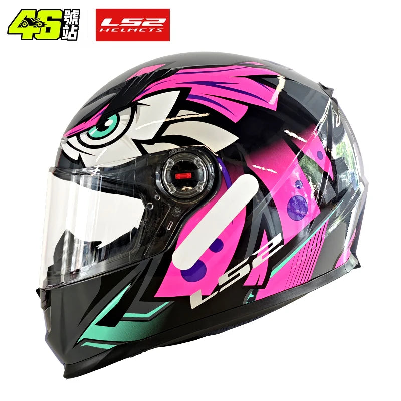 LS2 Draze Casco integral Masculino para mujeres ls2 FF358 Motocross carrera hombre mujer Casco Moto Casco sin bomba aprobado ECE