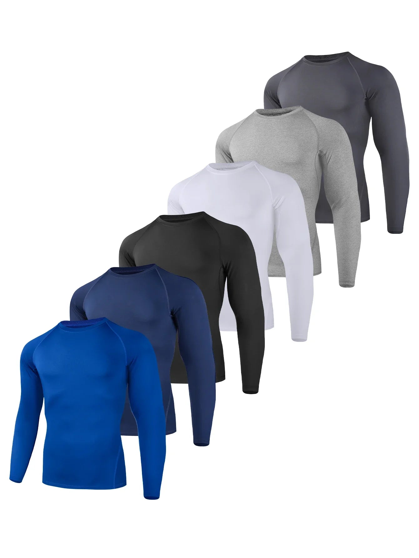 Las camisetas deportivas ajustadas de manga larga más vendidas de 2025, para ciclismo, carrera matutina, entrenamiento de pista, baloncesto