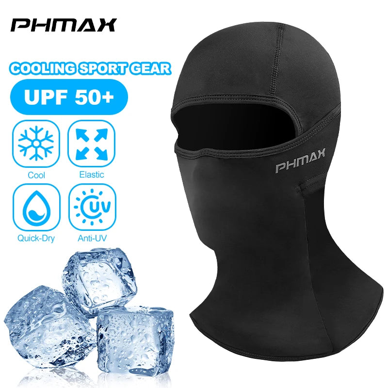 Masque d'équitation moto — protection vent et chaleur, masque complet respirant, cagoule, écharpe