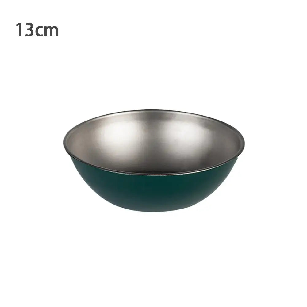 Bol Portable en titane à Double paroi, ultraléger, vaisselle de Purification écologique pour Camping en plein air barbecue pique-nique arrière