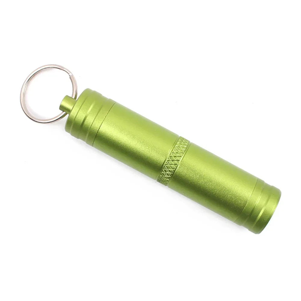 EDC-Boîte étanche pour capsule de survie en randonnée, coffre, support de stockage, pilule, étui d'allumette
