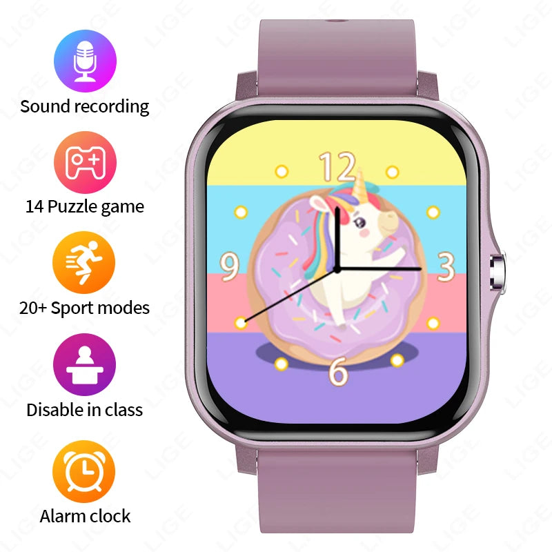 Nouvelle montre intelligente pour enfants avec 20 Modes de Sport podomètre moniteur de sommeil enfants montres de Sport cadeau d'anniversaire jouet cadeau pour filles garçons
