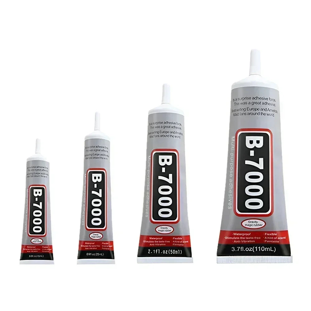 Adhésif transparent pour réparation téléphone — 15ml / 50ml / 110ml, colle universelle verre et plastique, bricolage, applicateur de précision