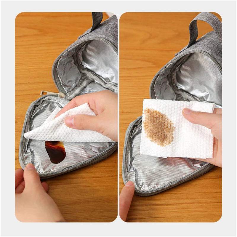 Mini sac isolant triangulaire en aluminium, refroidisseur thermique, fourre-tout pour étudiant, sac boule de riz, boîte à déjeuner, sacs de transport pour déjeuner Bento