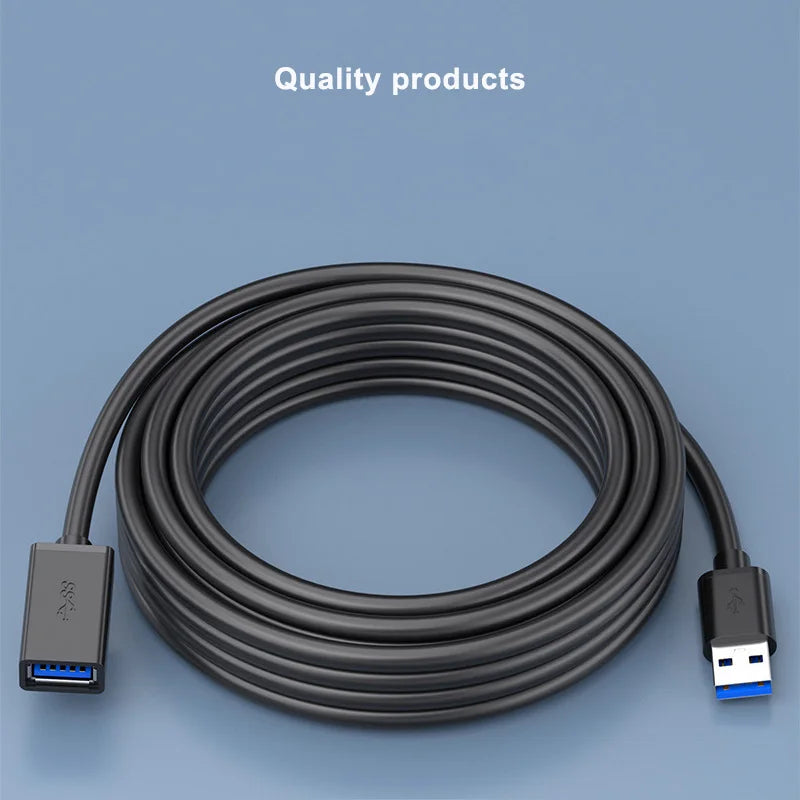 Câble d'extension USB 0.5/1/2/3/5 M, cordon de données 3.0 pour ordinateur portable TV SSD USB 3 0 mâle à femelle, connecteur d'imprimante pour caméra d'ordinateur