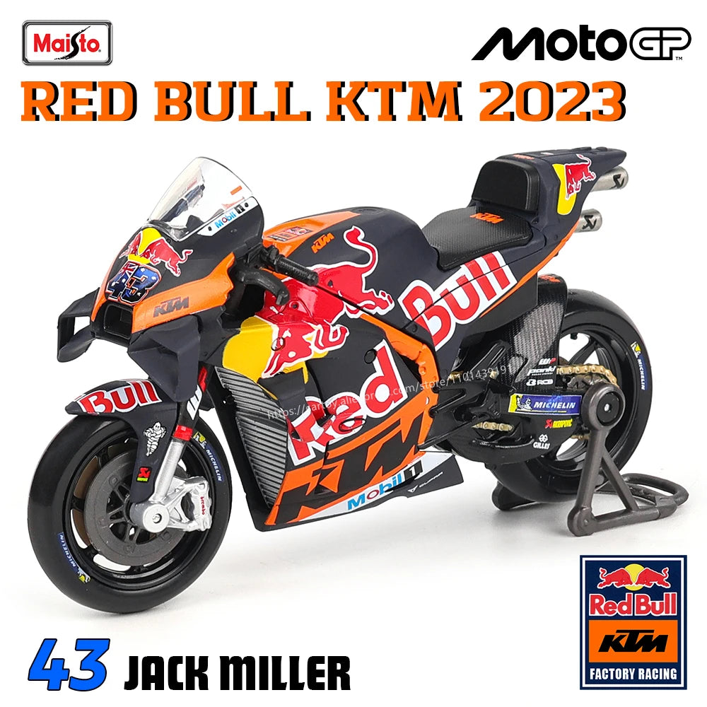 Maisto 1:18 2024 Equipo Ducati Lenovo # 1 Bagnaia Piloto Campeón Moto GP Carrera Aleación Fundida Modelo de Motocicleta Colección Regalo Juguete