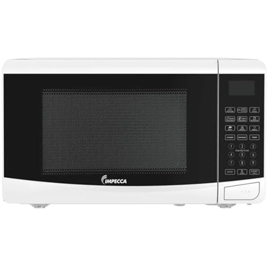 Countertop Microwave Oven 10 Auto Menus Defrost Timer LED 0.7 Cu. Ft. Child Lock Press, 700W 9.65 Turntable To Open