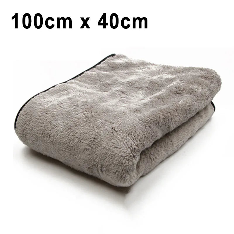 SEAMETAL - Toalla de microfibra de lavado automático, súper absorbente, para limpieza y secado de automóviles, paños multifuncionales para accesorios de lavado de automóviles