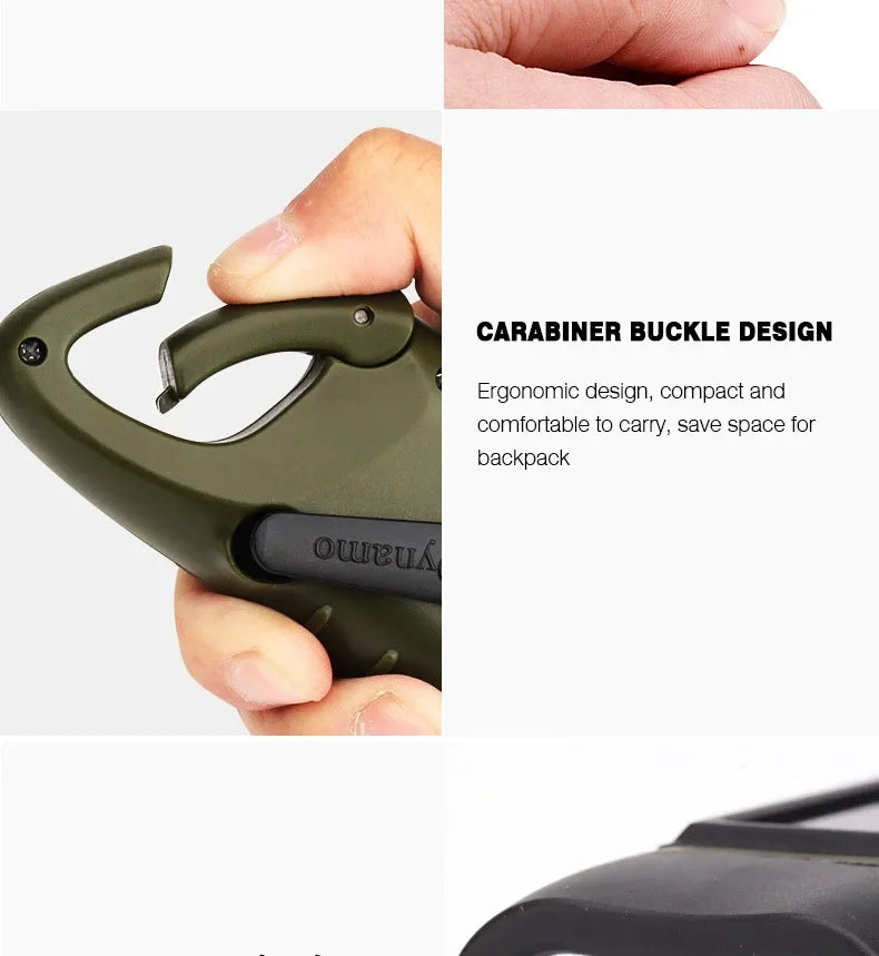Lampe de poche LED à manivelle, équipement de survie Rechargeable à énergie solaire, torche de charge auto-alimentée, Dynamo pour pêche, bateau, randonnée