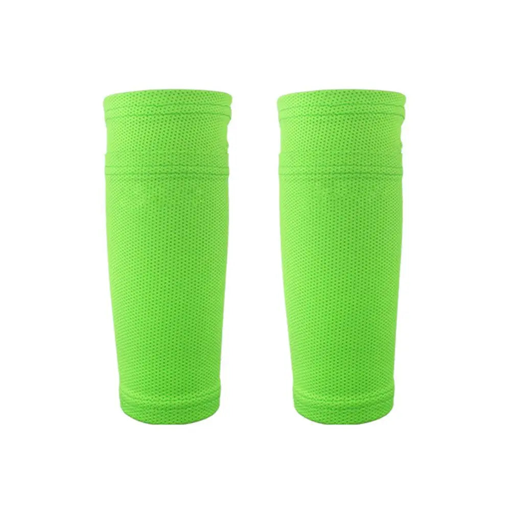 Manchons Porte-Protège-Tibias Football Nylon — Respirants, Enfants & Adultes