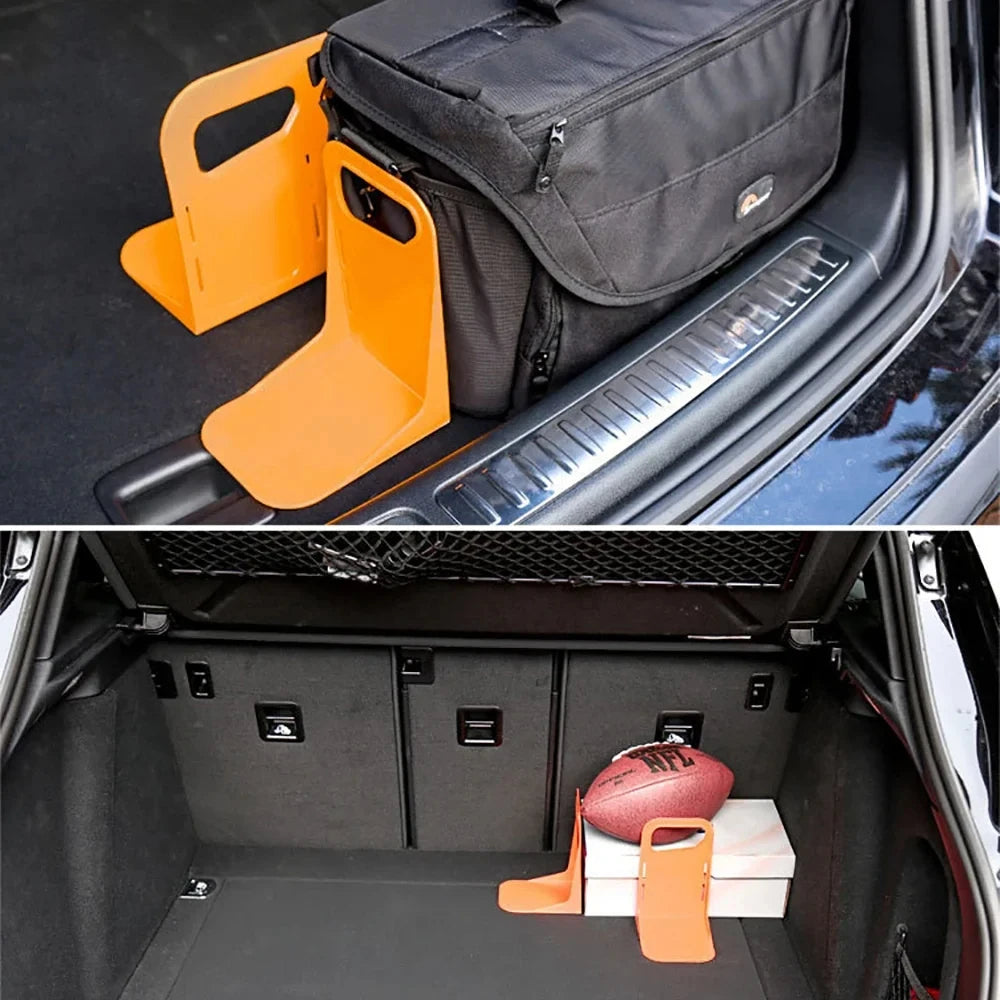 Porte-outil fixe multifonctionnel pour coffre arrière de voiture, 1 pièce, support de boîte à bagages, organisateur anti-secousse, support de rangement de clôture