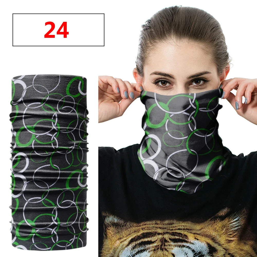Écharpe de sport anti-poussière pour hommes et femmes, col pare-soleil, bandana pour la tête, le visage, le cou, la pêche en plein air