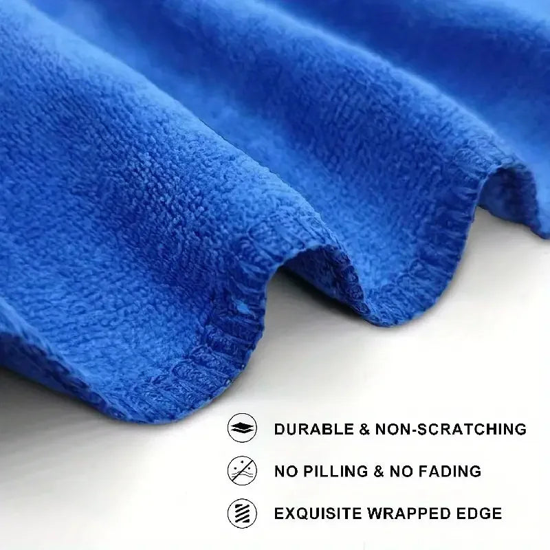 Serviettes en Microcarence pour Lavage de Voiture, 10 Pièces, Serviette de vaccage pour Livres Ménagers, Polissage des Détails Automobiles, Outils de Nettoyage pour la Maison