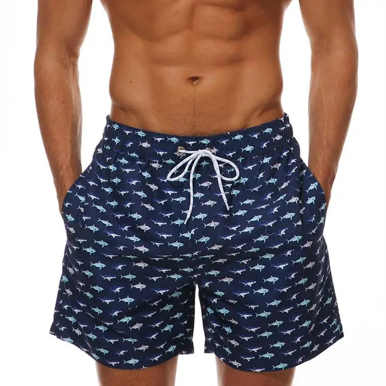 DATIFER été hommes plage impression Shorts maillots de surf Fitness entraînement troncs vêtements de sport pour hommes avec poches pantalons