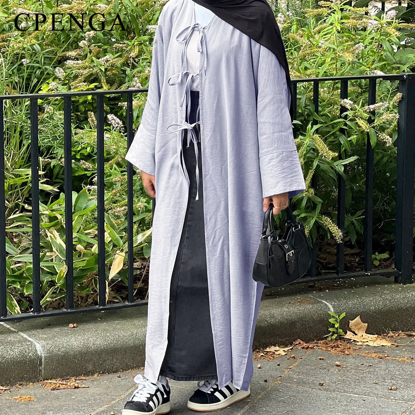 Robe Abaya Ouverte de Luxe pour Femme Musulmane, Cardigan Noir Modeste pour le Ramadan, Arabie Saoudite, Eid Dubaï, Robe de Soirée Islamique, Turquie, Vacances