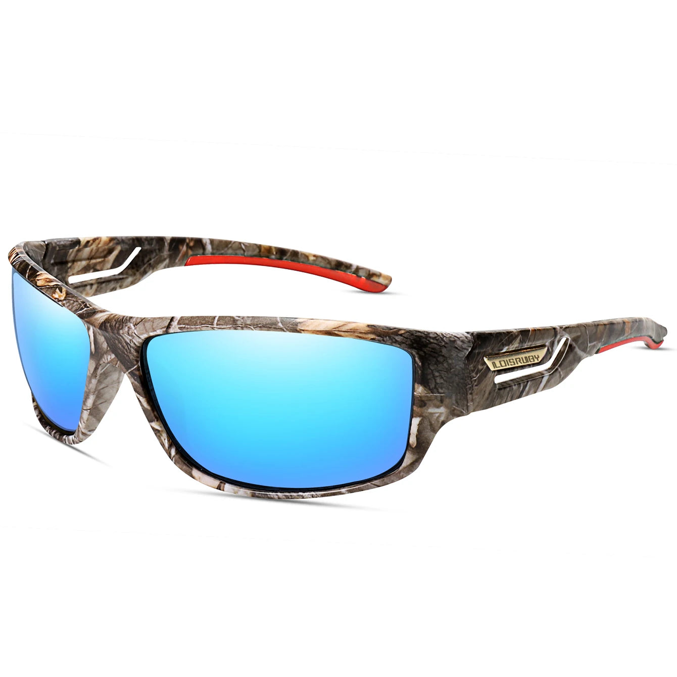 Lunettes de pêche polarisées camouflage — conduite, sports de plein air, cyclisme, course, UV400