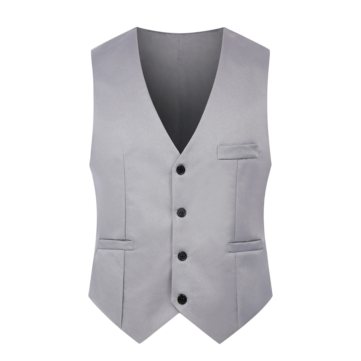 Gilet d'affaires formel pour homme slim — grande taille, décontracté, M-6XL