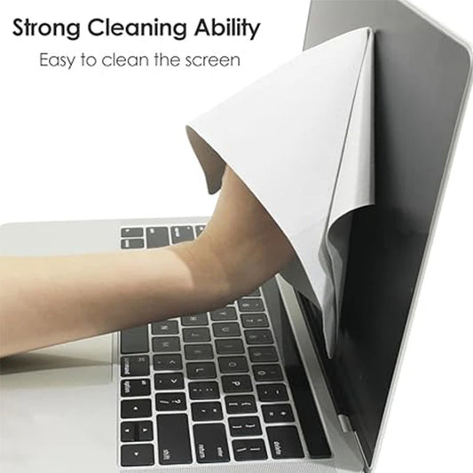 Paño de limpieza antipolvo de microfibra, cubierta de teclado para portátil, kit de limpieza de pantalla para MacBook Pro de 13/15/16 pulgadas
