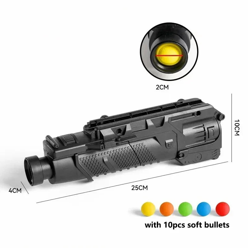 Sports de plein air M203 boules de Gel lanceur de Grenade M416 mousse balle molle 20mm bricolage vers le bas suspendu CS jouet accessoires QG811