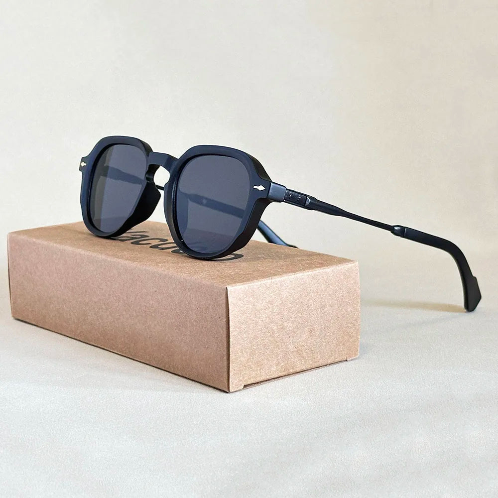 Lunettes de soleil ovales pour hommes vintage — femmes, mode, 2025