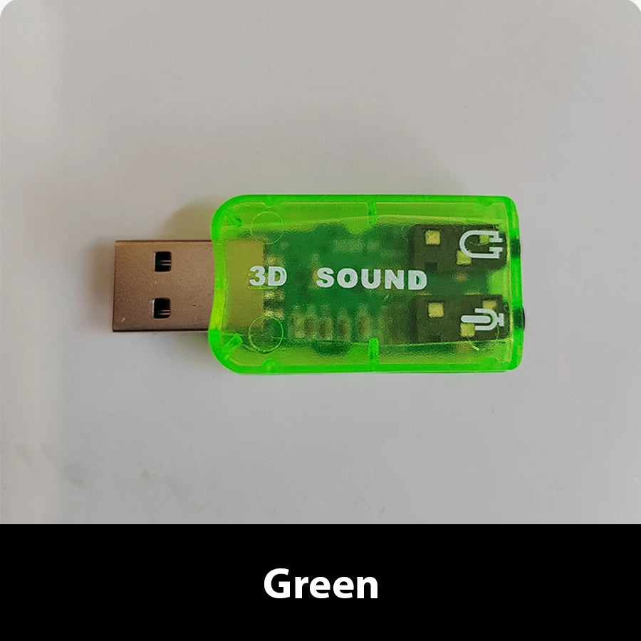 Carte Son USB Externe 5.1 Canaux — Interface Audio Indépendante PC & Laptop